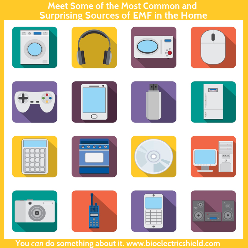 some of the surprising sources of EMF pollution in your home